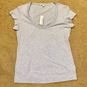 Grey/white James Perse T-shirt
